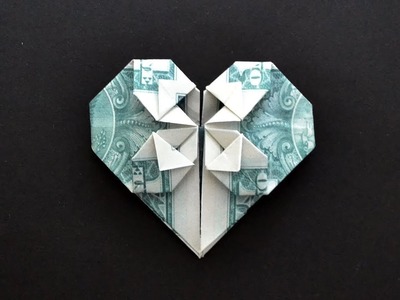 My Money HEART (not a classic heart) | Dollar Origami | Moneygami | Tutorial DIY by NProkuda