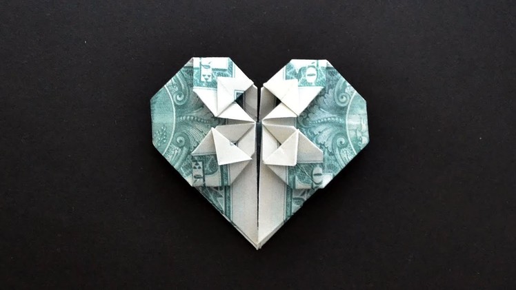 My Money HEART (not a classic heart) | Dollar Origami | Moneygami | Tutorial DIY by NProkuda