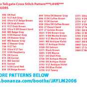 Ohio State Buckeyes TaiLgate Cross Stitch Pattern***LOOK***Buyers Can Download Your Pattern As Soon As They Complete The Purchase