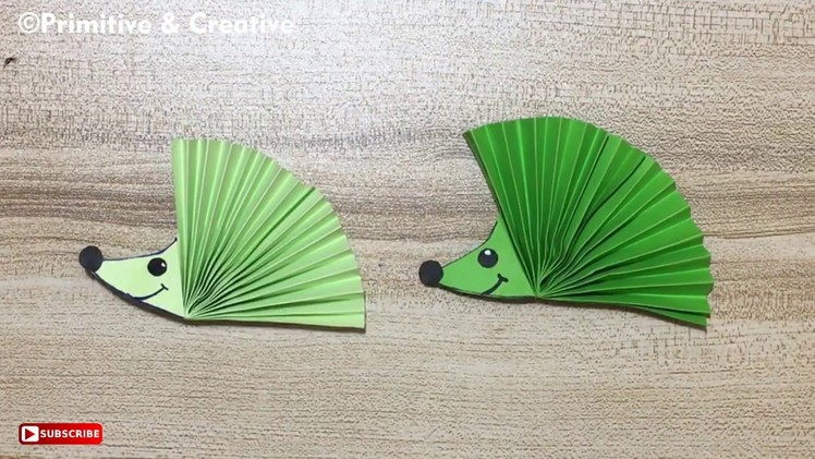 Origami Hedgehog | Hedgehog Paper Craft