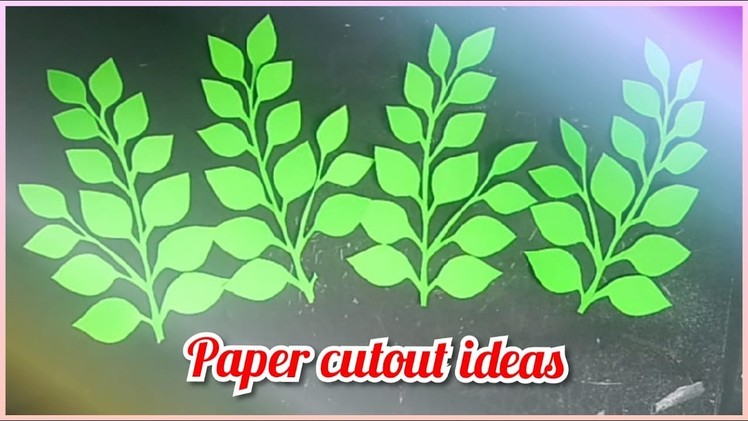 Paper cutout tutorial | DIY paper cutouts for decoration |