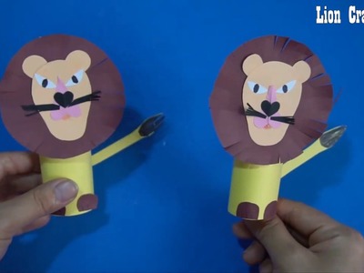 Paper Lion  Craft for Kids  || Diy easy paper Lion craft ideas