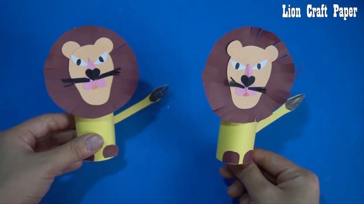 Paper Lion  Craft for Kids  || Diy easy paper Lion craft ideas