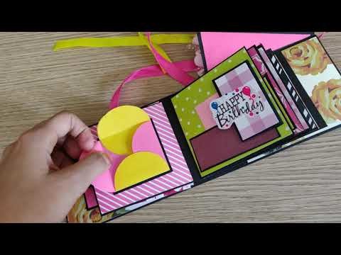 Cake slice scrapbook | perfect gift for Birthday | Mini Album