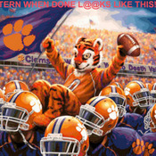CLemson Tigers Stadium Cross Stitch Pattern***LOOK***Buyers Can Download Your Pattern As Soon As They Complete The Purchase