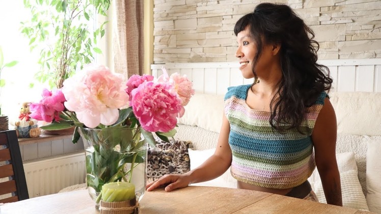 Crochet Boho top.Do You want to learn how to measure Your body to crochet this summer top?