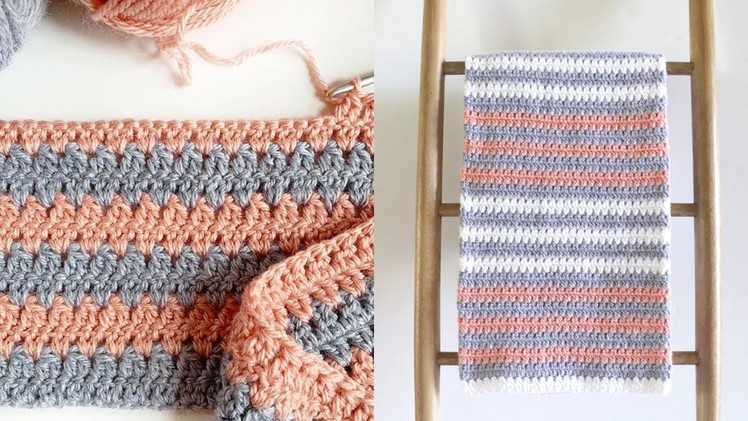 Crochet Mini Modern Granny Blanket