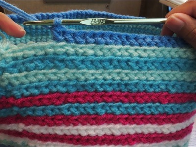 Crochet Stitch Idea - Single Crochet Cord Stitch