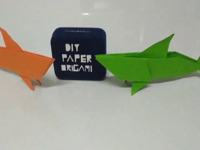 DIY Paper Origami - How to make a Origami Shark Easy ????