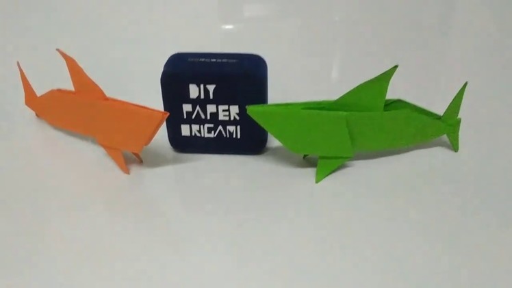 DIY Paper Origami - How to make a Origami Shark Easy ????