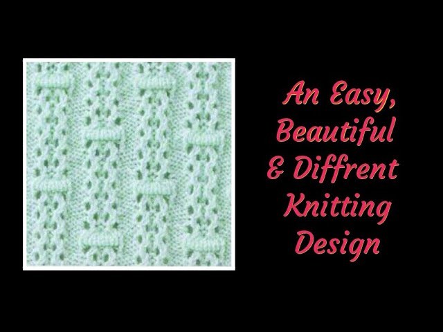 Easy & Beautiful Knitting Design for Cardigan.Top.Frock || बहुत ही आसान और सुन्दर बुनाई डिज़ाइन