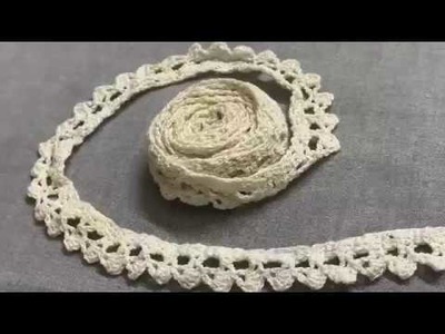 Easy to Crochet Lace Ribbon I Crochet Lace Design I#LACE