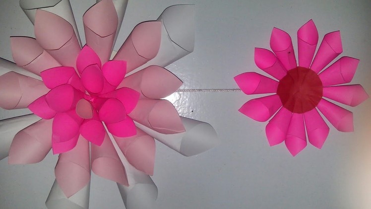 Easy wall decor how to make flower wall decoration