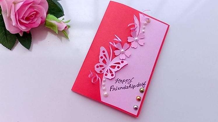 Friendship Day Card Idea | How To Make Friendship Day Card | Easy Greeting Card Friends