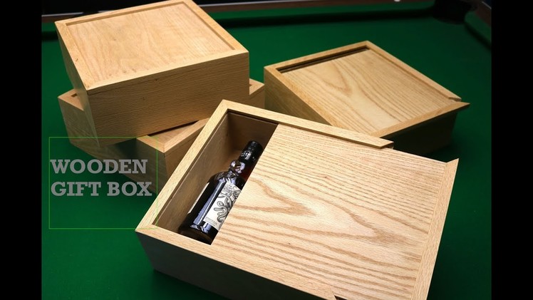 HOW TO: Building a wooden sliding lid groomsmen gift box from oak, Tips and tricks