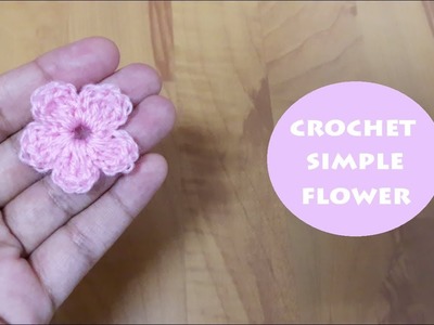 How to crochet a simple flower? | !Crochet!