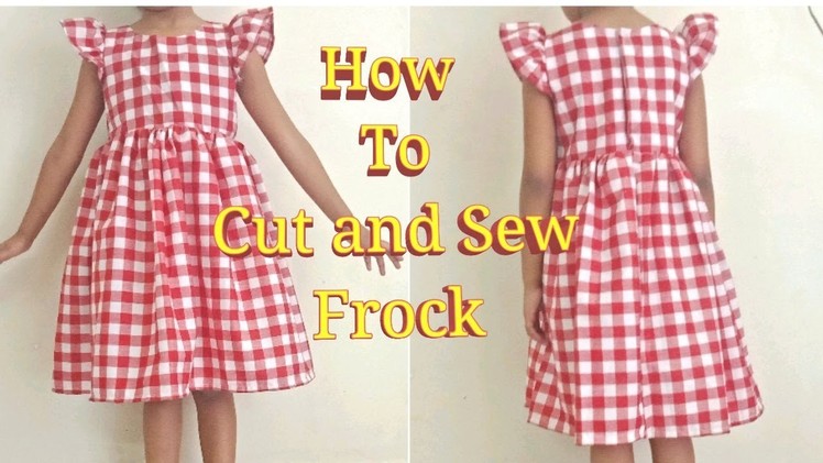 How to CUT and SEW Frock for 5 Years Baby
