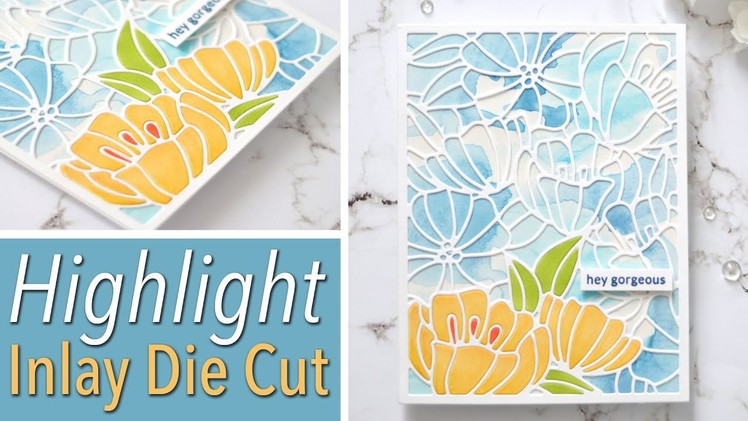 How to Highlight an Inlay Die Cut Cover Die   Altenew!