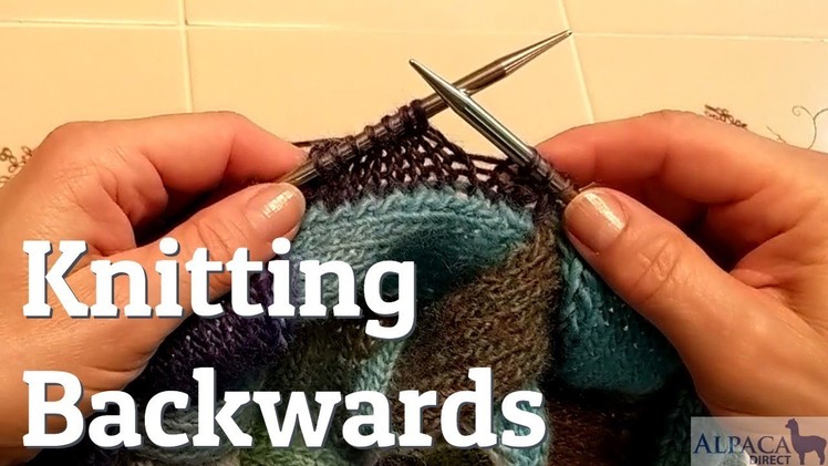 How To Knit Backwards (Mirror Knitting)
