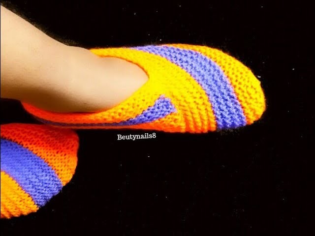 HOW TO KNIT SLIPPERS
