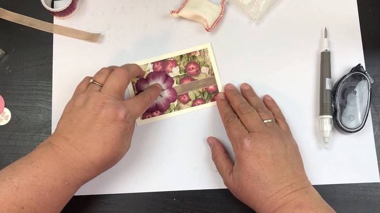 How to make a beautiful, yet simple Sympathy Card.