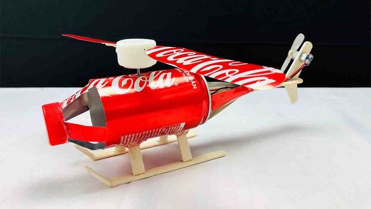 How To Make a Helicopter Form Coca Cola