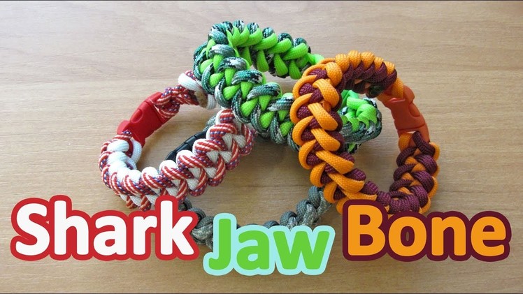 How to make a shark jaw bone paracord bracelet