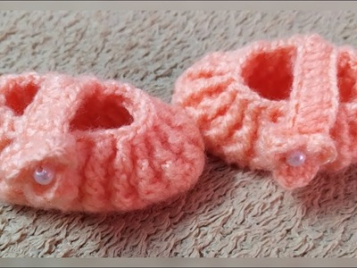 How to make Baby Booties for 3-5 month baby# IN HINDI#