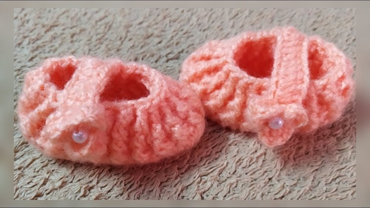How to make Baby Booties for 3-5 month baby# IN HINDI#