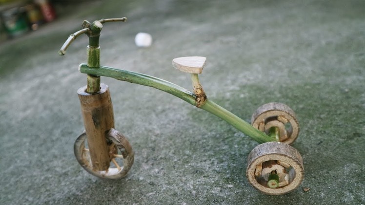 How to make bamboo bike beautiful at home