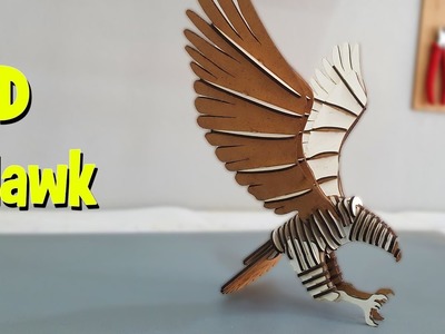 How To Make Hawk with Polywood - Real life doodles - Laser Cutter