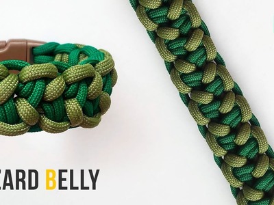How to make Lizard Belly | Paracord Bracelet tutorial