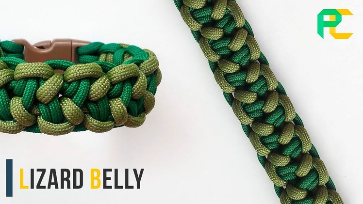 How to make Lizard Belly | Paracord Bracelet tutorial