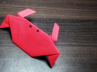 Origami Crab|How to make origami crab|Paper Animal