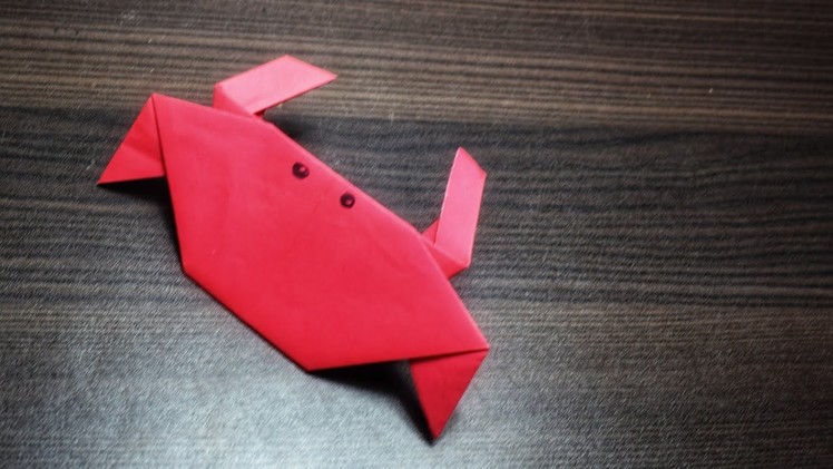 Origami Crab|How to make origami crab|Paper Animal
