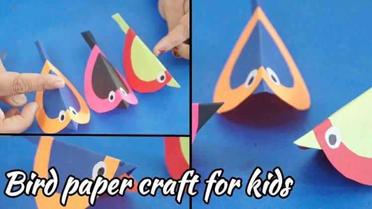 Paper Craft | How to make Bird Paper craft for kids | Origami for kids | Easy DIY