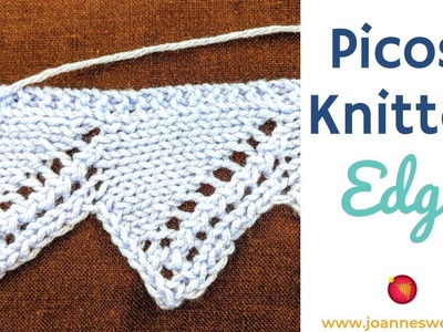 Picos Knitted Edge - Knitting Edges - Knit Embellishments
