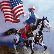 CRAFTS Rodeo Flag Paint Horse Cross Stitch Pattern***LOOK***Buyers Can Download Your Pattern As Soon As They Complete The Purchase