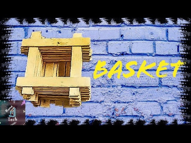 Small Basket | Ice-cream Stick Basket | How To Make Basket | Icecream Stick Craft | Beautiful Basket