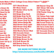 ( CRAFTS ) Make A Wish Cottage Cross Stitch Pattern***LOOK***Buyers Can Download Your Pattern As Soon As They Complete The Purchase