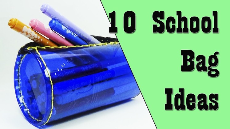 10 cases for school supplies - Ecobrisa DIY