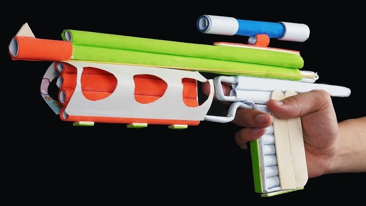 Amazing DIY Paper Gun Life Hacks - How to Make a Paper Gun