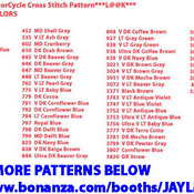 CRAFTS American Pride MotorCycle Cross Stitch Pattern***LOOK***Buyers Can Download Your Pattern As Soon As They Complete The Purchase