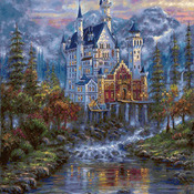 Autumn Mist Castle Cross Stitch Pattern***LOOK***Buyers Can Download Your Pattern As Soon As They Complete The Purchase