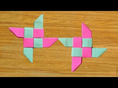 Cara membuat bintang dari kertas origami yang mudah part1 | origami bintang | origami ninja shuriken