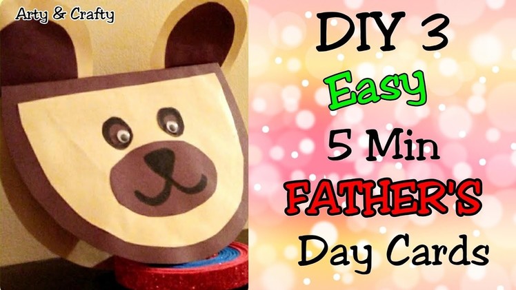 DIY 3 Gift Idea for Father. Handmade Card for Father's Day. Father's Day Special by Arty & Crafty