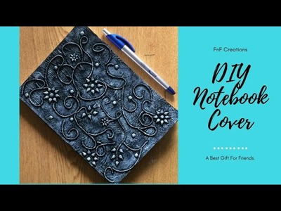 DIY | DIARY COVER DESIGN |FRONT PAGE DESIGN FOR  PROJECT | NOTEBOOK DECORATION IDEAS |FnF Creations