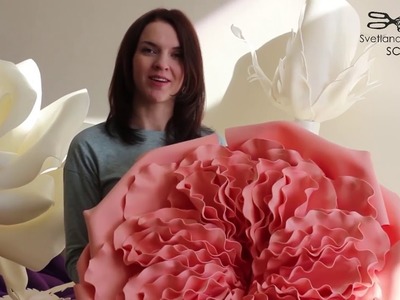 DIY Giant flowers Peony shaped rose