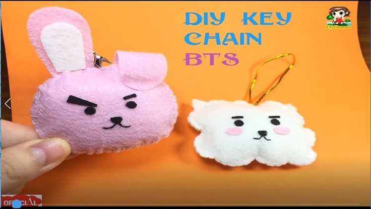 DIY How to Miniature- key chain BT21- JN Channel