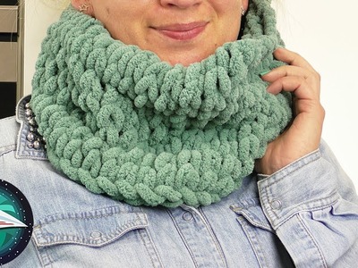 DIY Loop Scarf | Off the Hook Wool | NO TOOLS NEEDED | Super Simple for Kids | Wool Idea